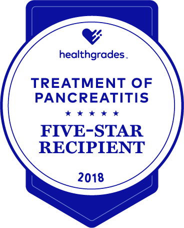 five-star recipient for treatment of pancreatitis
